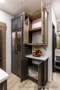 2026 Forest River Flagstaff Classic 401CFB Rear Living Room Fifth Wheel Interior Image