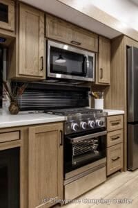 2026 Forest River Flagstaff Classic 401CFB Rear Living Room Fifth Wheel Interior Image