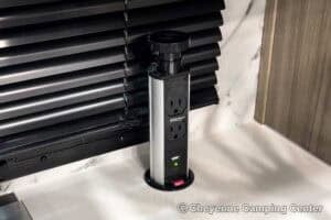 2026 Forest River Flagstaff Classic 401CFB Rear Living Room Fifth Wheel Interior Image