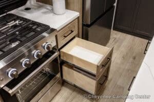 2026 Forest River Flagstaff Classic 401CFB Rear Living Room Fifth Wheel Interior Image