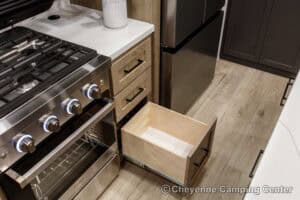 2026 Forest River Flagstaff Classic 401CFB Rear Living Room Fifth Wheel Interior Image