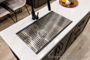 2026 Forest River Flagstaff Classic 401CFB Rear Living Room Fifth Wheel Interior Image