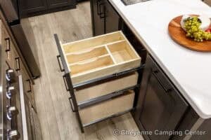 2026 Forest River Flagstaff Classic 401CFB Rear Living Room Fifth Wheel Interior Image