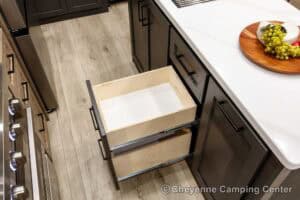 2026 Forest River Flagstaff Classic 401CFB Rear Living Room Fifth Wheel Interior Image