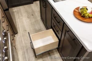 2026 Forest River Flagstaff Classic 401CFB Rear Living Room Fifth Wheel Interior Image