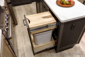 2026 Forest River Flagstaff Classic 401CFB Rear Living Room Fifth Wheel Interior Image