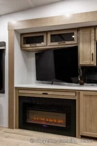 2026 Forest River Flagstaff Classic 401CFB Rear Living Room Fifth Wheel Interior Image