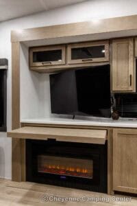 2026 Forest River Flagstaff Classic 401CFB Rear Living Room Fifth Wheel Interior Image