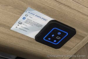 2026 Forest River Flagstaff Classic 401CFB Rear Living Room Fifth Wheel Interior Image