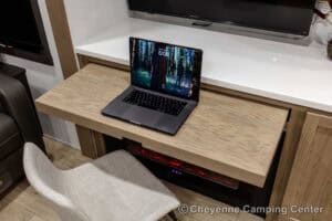 2026 Forest River Flagstaff Classic 401CFB Rear Living Room Fifth Wheel Interior Image