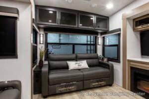 2026 Forest River Flagstaff Classic 401CFB Rear Living Room Fifth Wheel Interior Image