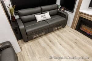 2026 Forest River Flagstaff Classic 401CFB Rear Living Room Fifth Wheel Interior Image