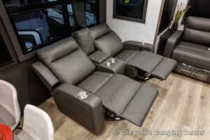 2026 Forest River Flagstaff Classic 401CFB Rear Living Room Fifth Wheel Interior Image