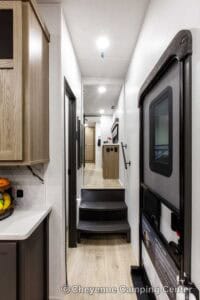 2026 Forest River Flagstaff Classic 401CFB Rear Living Room Fifth Wheel Interior Image