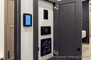 2026 Forest River Flagstaff Classic 401CFB Rear Living Room Fifth Wheel Interior Image