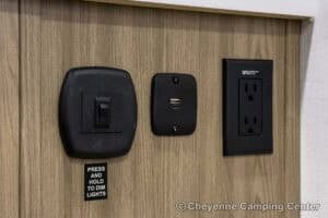 2026 Forest River Flagstaff Classic 401CFB Rear Living Room Fifth Wheel Interior Image