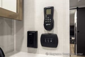 2026 Forest River Flagstaff Classic 401CFB Rear Living Room Fifth Wheel Interior Image