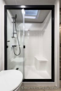 2026 Forest River Flagstaff Classic 401CFB Rear Living Room Fifth Wheel Interior Image