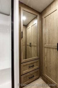 2026 Forest River Flagstaff Classic 401CFB Rear Living Room Fifth Wheel Interior Image