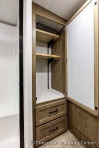 2026 Forest River Flagstaff Classic 401CFB Rear Living Room Fifth Wheel Interior Image