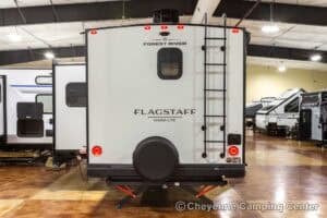 2026 Forest River Flagstaff Micro Lite 25MBR Front Kitchen Travel Trailer Exterior Image