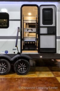 2026 Forest River Flagstaff Micro Lite 25MBR Front Kitchen Travel Trailer Exterior Image