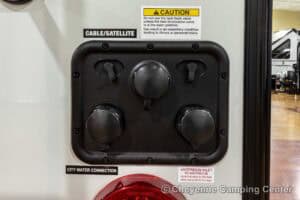 2026 Forest River Flagstaff Micro Lite 25MBR Front Kitchen Travel Trailer Exterior Image