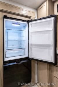 2026 Forest River Flagstaff Micro Lite 25MBR Front Kitchen Travel Trailer Interior Image