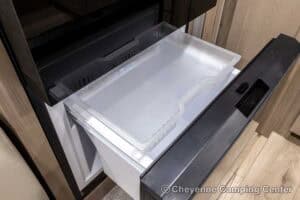 2026 Forest River Flagstaff Micro Lite 25MBR Front Kitchen Travel Trailer Interior Image