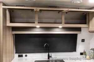 2026 Forest River Flagstaff Micro Lite 25MBR Front Kitchen Travel Trailer Interior Image