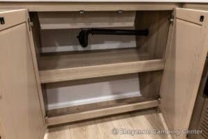 2026 Forest River Flagstaff Micro Lite 25MBR Front Kitchen Travel Trailer Interior Image