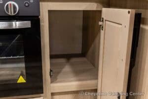 2026 Forest River Flagstaff Micro Lite 25MBR Front Kitchen Travel Trailer Interior Image