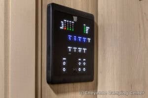 2026 Forest River Flagstaff Micro Lite 25MBR Front Kitchen Travel Trailer Interior Image