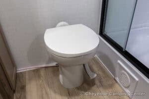 2026 Forest River Flagstaff Micro Lite 25MBR Front Kitchen Travel Trailer Interior Image