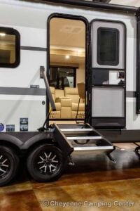 2027 Forest River Flagstaff Micro Lite 25MBR Front Kitchen Travel Trailer Exterior Image