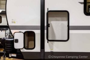 2027 Forest River Flagstaff Micro Lite 25MBR Front Kitchen Travel Trailer Exterior Image