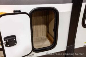 2027 Forest River Flagstaff Micro Lite 25MBR Front Kitchen Travel Trailer Exterior Image