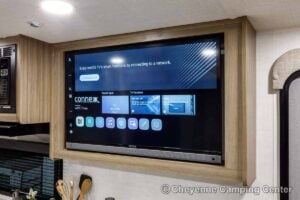 2027 Forest River Flagstaff Micro Lite 25MBR Front Kitchen Travel Trailer Interior Image
