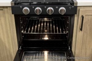 2027 Forest River Flagstaff Micro Lite 25MBR Front Kitchen Travel Trailer Interior Image