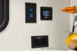 2027 Forest River Flagstaff Micro Lite 25MBR Front Kitchen Travel Trailer Interior Image