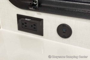 2027 Forest River Flagstaff Micro Lite 25MBR Front Kitchen Travel Trailer Interior Image