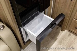 2027 Forest River Flagstaff Micro Lite 25MBR Front Kitchen Travel Trailer Interior Image