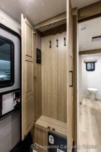 2027 Forest River Flagstaff Micro Lite 25MBR Front Kitchen Travel Trailer Interior Image