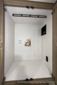 2027 Forest River Flagstaff Micro Lite 25MBR Front Kitchen Travel Trailer Interior Image