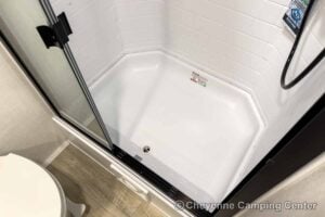 2027 Forest River Flagstaff Micro Lite 25MBR Front Kitchen Travel Trailer Interior Image
