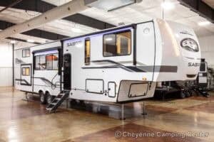 2026 Forest River Sabre 36DBB Two Bedroom Fifth Wheel with Loft Exterior Image