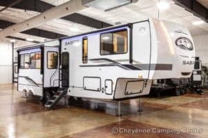 2026 Forest River Sabre 36DBB Two Bedroom Fifth Wheel with Loft Exterior Image