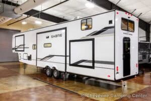 2026 Forest River Sabre 36DBB Two Bedroom Fifth Wheel with Loft Exterior Image
