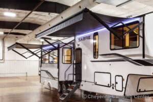 2026 Forest River Sabre 36DBB Two Bedroom Fifth Wheel with Loft Exterior Image