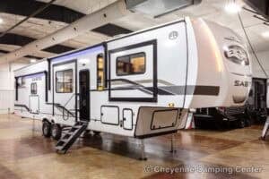 2026 Forest River Sabre 37FLH Front Living Room Fifth Wheel Exterior Image